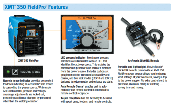Miller XMT® 350 FieldPro™, Dinse® 907730002 for sale online at Welders Supply